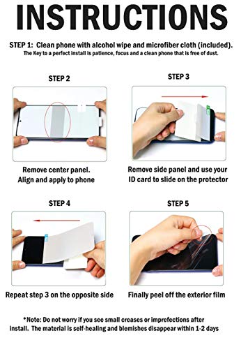 Screen Protector Wrap for Samsung Galaxy Z Fold 2 Phone - Clear