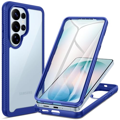 seacosmo Designed for Samsung Galaxy S26 Ultra Case, Full Body Shockproof Cover, with Built-in Screen Protector Slim Fit Protective Phone Case for S26 Ultra 6.9", Blue - color: Blue, size: Samsung Galaxy S26 Ultra Case