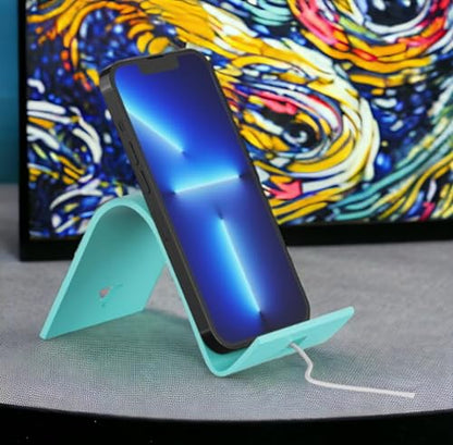 iFLEX Buddy Cell Phone and Tablet Stand Companion - Ideal for Air Travel, Work, and Home Use - Flexible Holder for All Mobile Devices - The Ultimate iPhone Cell Phone Stand Solution - color: Green