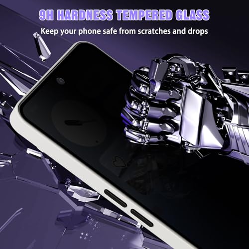 For Nothing Phone (3a) Pro Privacy Screen Protector (2 Pack) - size: Nothing Phone (3a) Pro