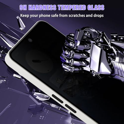 For Nothing Phone (3a) Pro Privacy Screen Protector (2 Pack) - size: Nothing Phone (3a) Pro