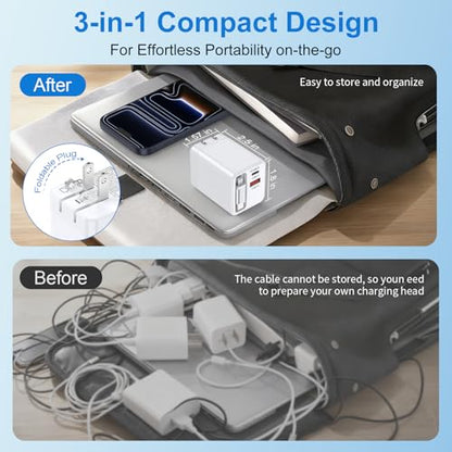 for Samsung S26 Ultra Retractable Charger Block for Samsung Galaxy A37 A57