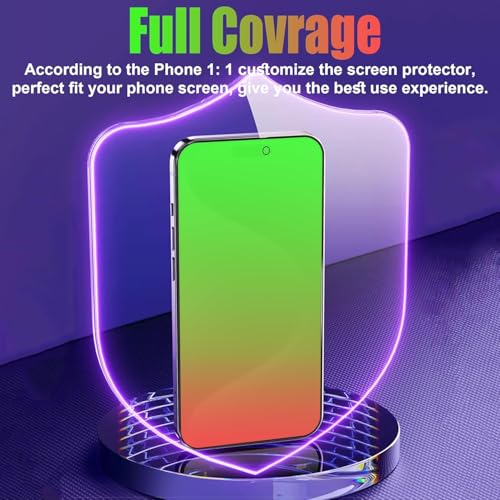Privacy Screen Protector for iPhone 17 Pro Max 2 Pack Gradient Green - color: iphone 17 Pro Max Green