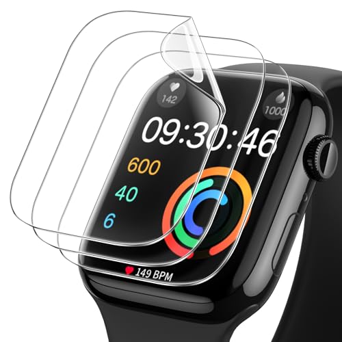 JETech TPU Screen Protector for Apple Watch Series 11/10 42mm, 3-Pack - size: Apple Watch Series 11/10 42mm