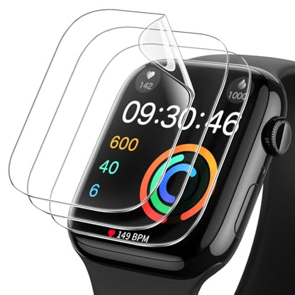 JETech TPU Screen Protector for Apple Watch Series 11/10 42mm, 3-Pack - size: Apple Watch Series 11/10 42mm
