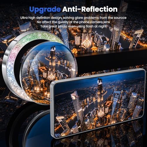 WSKEN for Samsung Galaxy S26 Ultra Camera Lens Protector - Ultra Thin - color: Glitter Colorful