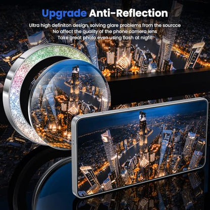 WSKEN for Samsung Galaxy S26 Ultra Camera Lens Protector - Ultra Thin - color: Glitter Colorful