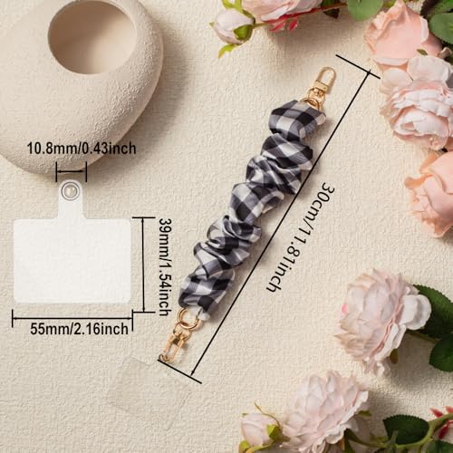 Phone Wrist Strap, Scrunchie Phone Lanyard with Tether Tab,Anti-Drop Hands-Free Wrist Strap (I) - color: I