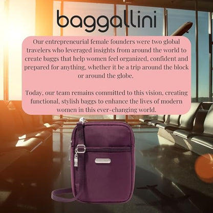 Baggallini Women's Essential Mini Crossbody Bag - color: Mulberry