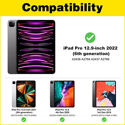 ProCase 1 Pack Privacy Screen Protector for iPad Pro 12.9" - size: iPad Pro 12.9 6th/5th/4th/3rd
