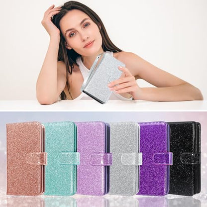 Varikke Wallet Case for iPhone 16 - Compatible with Magsafe, Dark Purple - color: (Compatible with MagSafe) Silver, size: iPhone 16 6.1"