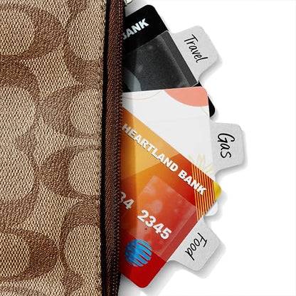 Credit Card Pull Tabs. GRIP-EASE by JS Products. Made in the USA. (Silver) - color: Silver