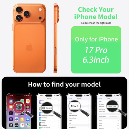 GRECAZO Magnetic Ultra-Thin Frosted Soft Touch Skin Borderless Carbon Fiber Style Texture for iPhone 17 Pro Frameless Case 6.3" Slim Minimalist Lightweight Matte Hard for MagSafe Cover Case-Black - size: iPhone 17 Pro
