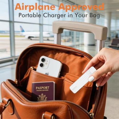 Miady 2-Pack Small Portable Charger Mini Power Bank Lipstick Battery Pack - color: Green+Purple