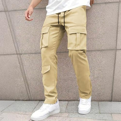 Men Cargo Pants Ripstop Durable Tactical Quick Dry Deep Pockets Construction Travel Job Site Tactical Pants for Men - color: A Khaki, size: XX-Large