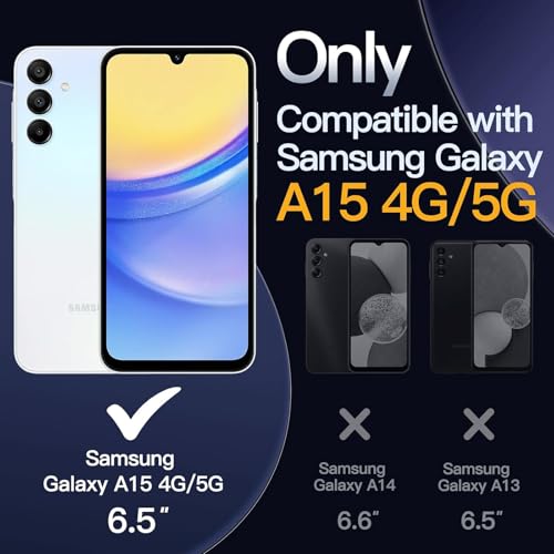 Battery Case for Galaxy A15, Upgraded 10000mAh Rechargeable Portable Charging Case with Wireless Charging Compatible for Galaxy A15 (6.5 inch) with Carplay Extended Battery Pack Charger Cover (Black) - size: Galaxy A15
