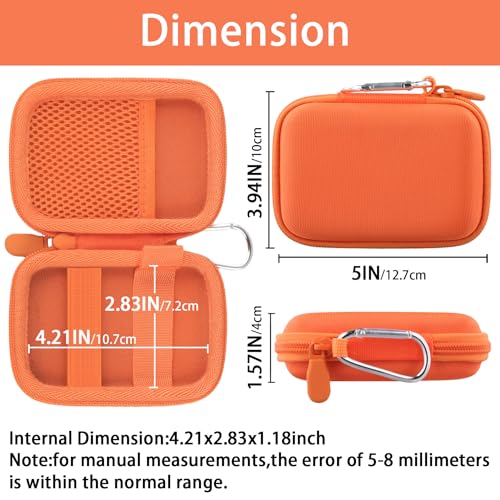 khanka Case for Anker Nano Magsafe PowerBank Ultra-Slim 5000Mah,Orange - color: Orange