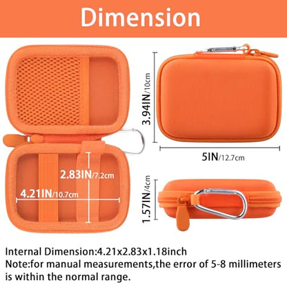 khanka Case for Anker Nano Magsafe PowerBank Ultra-Slim 5000Mah,Orange - color: Orange