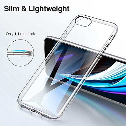 Phone Case for TCL 30 V 5G (6.67 Inch), Silicone Ultra Slim Shockproof Phone Case for TCL 30 V 5G, Soft Anti-Scratch Clear Back Case [ Anti-Yellowing] - [2 Pieces]
