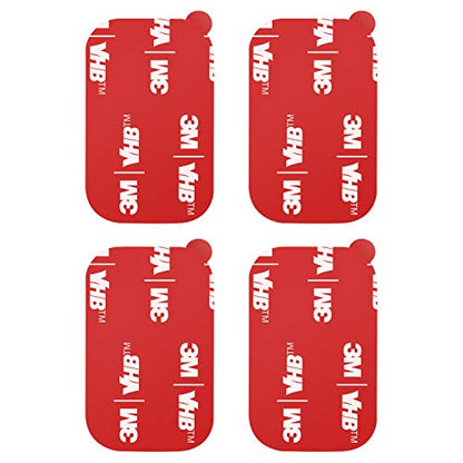 APPS2Car 3M VHB Adhesive Pads Double-Sided Replacement Mounting Tape 4-Pack - size: Rectangle - 1.9"x1.1"