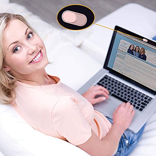 CloudValley Laptop Camera Cover Slide, Metal 0.023 Inch Ultra-Thin, Pink - color: Pink-2 Pcs
