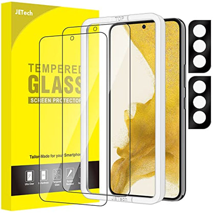 JETech Screen Protector for Samsung Galaxy S22, 2+2 Pack - size: Galaxy S22