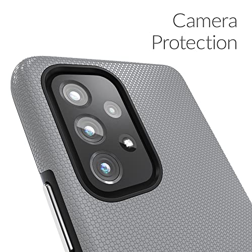 Crave for Samsung Galaxy A53 Case, Shockproof Protection Dual Layer Case for Galaxy A53 5G (6.5 inch) - Slate - color: Slate