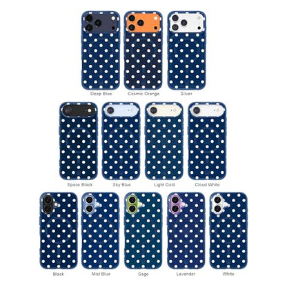 VELVET CAVIAR for iPhone 15 Case - Compatible with MagSafe - 10ft Drop Tested - Midnight Polka Dot - color: Midnight Polka Dot, size: 15