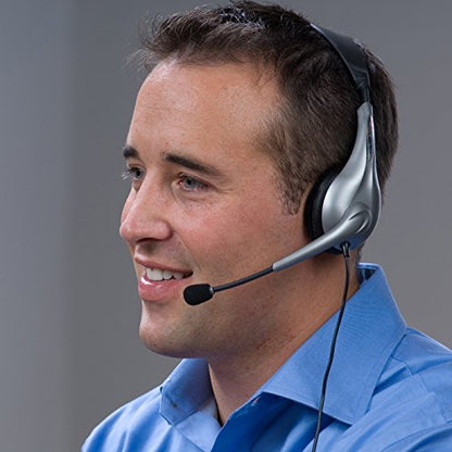 Cyber Acoustics AC-840 Mono USB Headset with Comfortable All-Day Fit