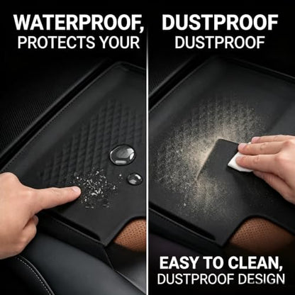 Wireless Charging Anti-Slip Mat for 2024 2025 2026 Toyota Grand Highlander, Silicone Waterproof Non-Slip & Anti-Scratch Center Console Phone Charger Protective Pad Liner Accessories