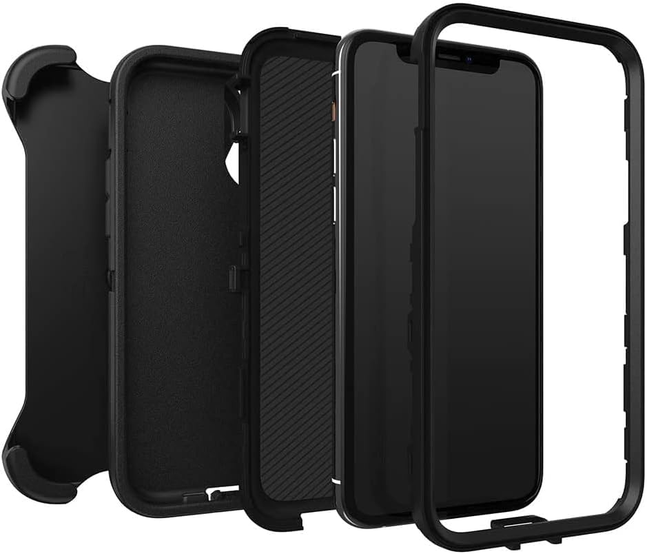 OtterBox 아이폰 11 프로 (전용) - 디펜더 시리즈 케이스 - 블랙 - 견고하고 내구성 - 포트 보호 - 홀스터 클립 포함