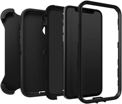OtterBox 아이폰 11 프로 (전용) - 디펜더 시리즈 케이스 - 블랙 - 견고하고 내구성 - 포트 보호 - 홀스터 클립 포함