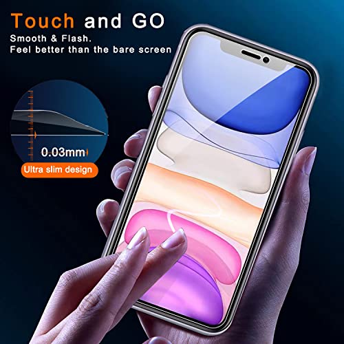 Ferilinso 2 Pack Privacy Screen Protector for iPhone 11, Tempered Glass - size: iPhone 11-6.1 IN