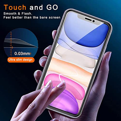Ferilinso 2 Pack Privacy Screen Protector for iPhone 11, Tempered Glass - size: iPhone 11-6.1 IN