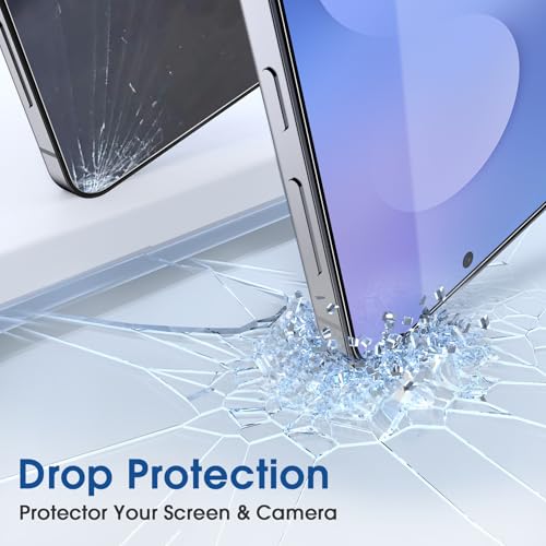 amFilm OneTouch for Samsung Galaxy S25 FE Screen Protector Tempered Glass - size: S25FE-6.7"