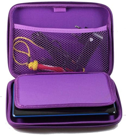Navitech Purple Hard GPS Carry Case Compatible with Garmin Dezl LGV810 8" Truck Sat Nav
