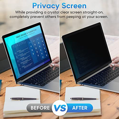 Laptop Privacy Screen 15.6 Inch 16:9 Aspect Privacy Screen Filter Removable - size: 1 Pc 15.6inch-16:9