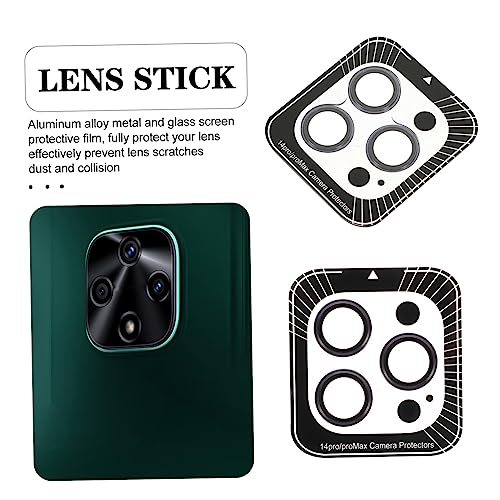 balacoo Protective Camera Lens Guard for Tempered Phone Lens Cover Scratch Resistant Dustproof Dark Purple Easy Install and Bubble
