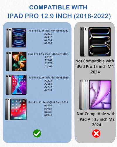 XIRON Paper Screen Protector for iPad Pro 12.9 inch 2022/2021/2020/2018 - size: Pro 12.9 (2022/2021/2020/2018)