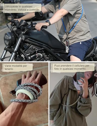 Cell Phone Lanyard ×1, Tether Tab ×2, Universal Adjustable Phone Strap, Crossbody, Neck Phone Lanyard, Rope Strap - color: Holiday Green