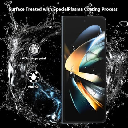 2 Pack Outer Privacy Tempered Glass for Samsung Galaxy Z Fold 4 Screen Protector, 9H Hardness Anti Scratch, Anti Spy Tempered Glass Film, Black Protector for Samsung Galaxy Z Fold 4 - size: for Galaxy Z Fold 4