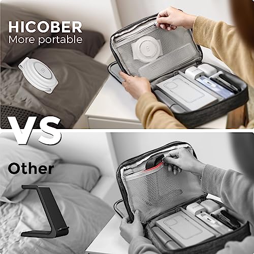 HICOBER 3-in-1 Wireless Charging Station for iPhone, Watch, AirPods, White - color: B-White