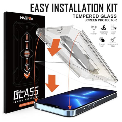2-Pack Screen Protectors for iPhone 13 Pro Max/14 Plus with Installer - size: iPhone 13 Pro Max/14 Plus