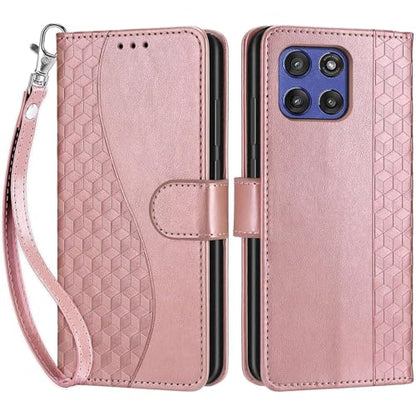 for Motorola Moto G Stylus 5G 2025 Wallet case, Rose Gold | 3 Card Holders, Kickstand, Shockproof TPU Shell, PU Leather, Magnetic Closure, Protective Flip Folio Cover, Women - color: 5