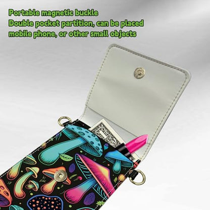 Small Crossbody Bags with Adjustable Shoulder Strap - color: Dream Mushroom
