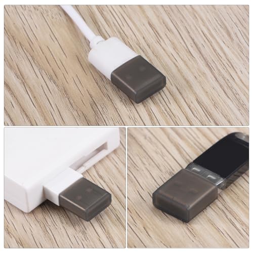uxcell 20pcs USB 2.0 Port Cap Cover Anti Dust Silicone Protector for USB Male USB Data Cable, Pink - color: Pink