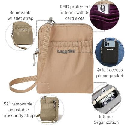 Baggallini RFID Bryant Pouch - color: Beach