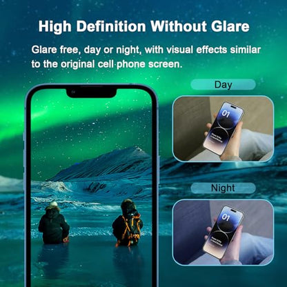 JESOHO Screen Protector for iPhone 12 Pro Max 6.7 inch, 2 Pack | Blue Light Blocking Tempered Glass Film, Eye Protection, Case Friendly, No Bubble,with Easy Installation Kit - size: iPhone 12 Pro Max (6.7 inches)