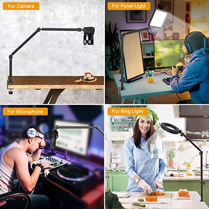 VIJIM LS08 Flexible Overhead Camera Mount Desk Stand WebcamStand Microphone