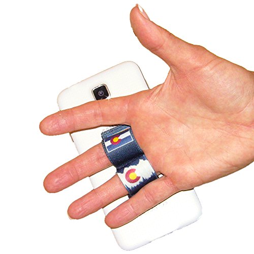 LAZY-HANDS 2-Loop Phone Grip - FITS Most - Colorado Blue - color: Colorado Blue - Fits Most